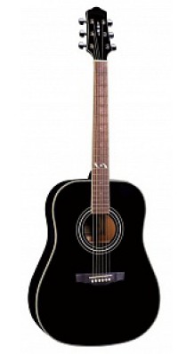 Фото NARANDA DG303BLACK (Акустическая гитара, 6-струнная, цвет черный)