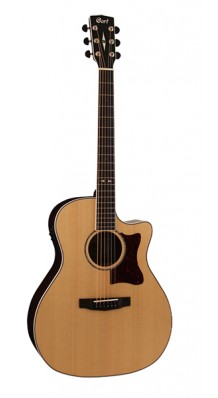 Фото CORT GA5F-PF-NAT GRAND REGAL SERIES (Электро-акустическая гитара, с вырезом, цвет натуральный)