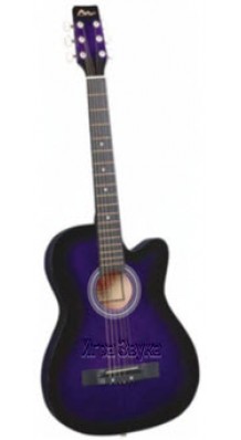 Фото SM C-81C-BL (Акустическая гитара синего цвета, с вырезом)