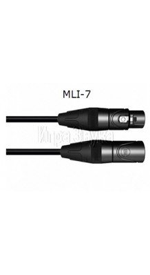 Фото LEEM MLI-7 (Профессиональный микрофонный кабель 7 метров, XLR 