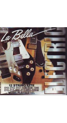 Фото LA BELLA EL-12L (Комплект струн для 12-струнной электрогитары)