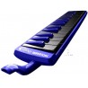 Мелодика 32 клавиши, цвет синий, со специфической расцветкой клавиатуры